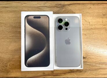 аккумулятор для телефона флай fs504: IPhone 15 Pro, Б/у, 256 ГБ, Natural Titanium, Защитное стекло, Чехол, Коробка, 94 %