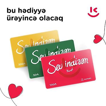 Sevindirsən Hədiyyə Kartı- 500 manat lalafo.az -da Sevindirsən Hədiyyə Kartı- 500 manat