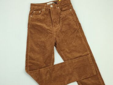 spodnie dresowe damskie 44: Material trousers, Pull and Bear, 2XS (EU 32), condition - Perfect