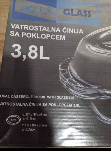 Ostalo posuđe: Vatrostalna posuda sa poklopcem 3,8l Odrzavanje: ručno i mašinsko — 9