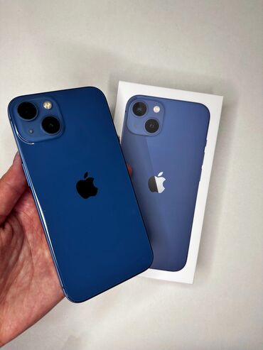 Apple iPhone: IPhone 13, 256 ГБ, Синий, Face ID, С документами