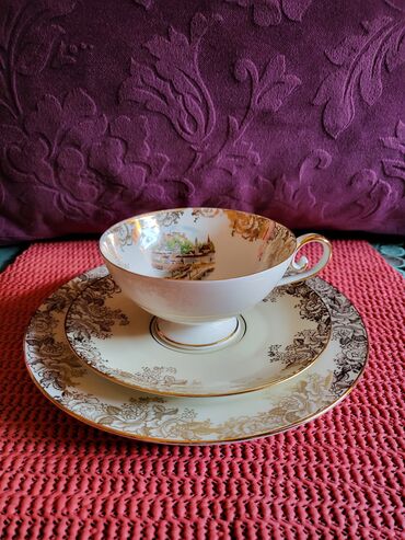 Stare vaze i dekor: Set nov iz 60,70ih. god.,rucni rad HB Hassenpflug Austrija,Bec — 2