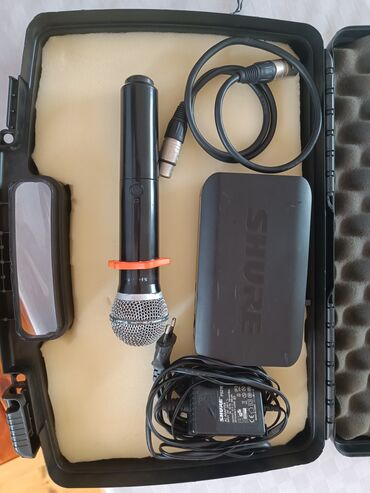 ucuz qulaqlıqlar: Shure BLX-PJ 58 mikrofon. Tam orginaldir. Tutulmasi qirilmasi qetiyyen