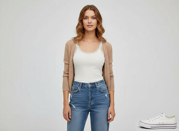 koszulka ze śmiesznym nadrukiem: Esmara, Women`s top, size M