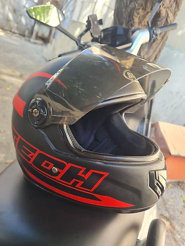 Moto geyim: Moto dəbilqə – tam üzlü (full-face) model + interkom - Brend: SAFE — 2