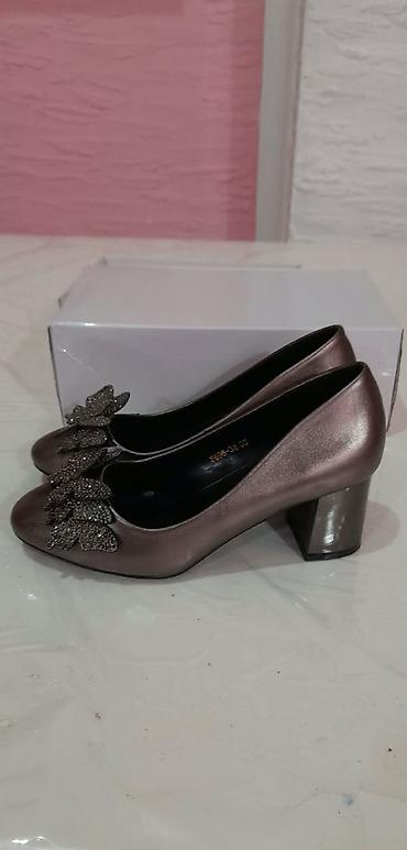 massimo dutti ispaniya: Qadın klassik tufliləri - Rəng: metalik ölçü36 - Model: yumru — 3