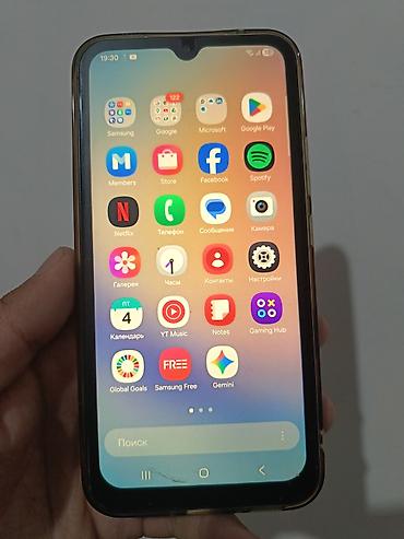 note 14: Samsung Galaxy A34 5G, Б/у, 128 ГБ, цвет - Черный, 2 SIM — 1