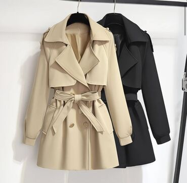 исык кол: Женское укороченное пальто‑тренч, размер Хl тоже оказались большими