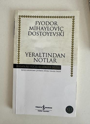 Məhsul: Kitab – Fyodor Mixayloviç Dostoyevski, “Yeraltından Notlar” -