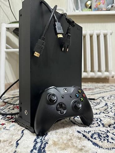 xbox one fat: Xbox One (qara) oyun konsolu Xüsusiyyətlər: - Şaquli dayaqla birlikdə — 2