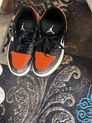aj1: Кроссовки, 36, 36.5, Air Jordan, Б/у, цвет - Оранжевый, Самовывоз — 1
