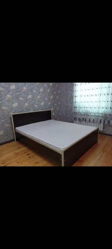 dowekler: Б/у, Двуспальная кровать, Без подьемного механизма, С матрасом, Азербайджан