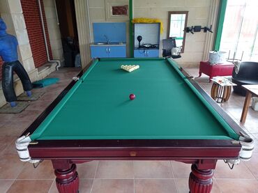 Bilyard masaları: - Bilyard masalarının satışı və təmiri. - Rus, Amerikan pool, Snooker — 10