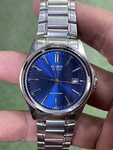 ремень тришотка: Классические часы часы, Casio, Китай, Водонепроницаемые, Мужские