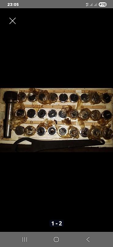 Аксессуарлар: Фрезерные цанги патрон конус4 новый ссср — 1