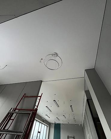 Натяжной потолок: Натяжной потолок Матовое Монтаж — 5
