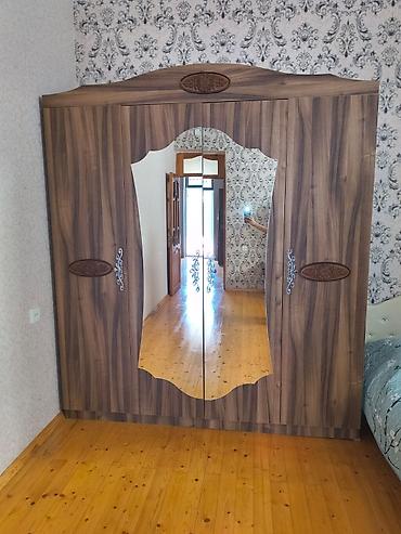Mebel: Dörd qapılı yataq otağı dolabı - Material: ağac teksturalı — 2