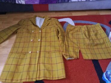 reserved kompleti: XL (EU 42), Plaid, color - Yellow