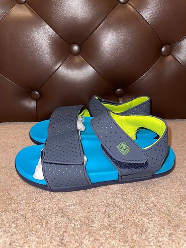 Детская обувь: Next сандали, кеды и туфли. Новые Сандали синие/голубые — 3
