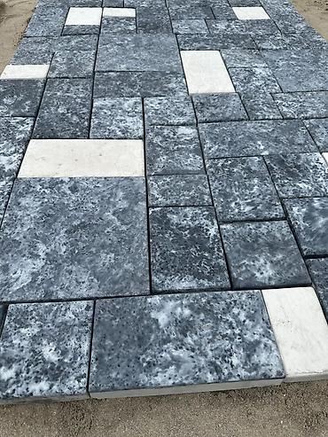 Тротуарная плитка: Тротуарная плитка «Гранит микс» (вибролитая) - Материал — 4