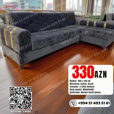 Divanlar: Künc divan, Yeni, Açılan, Bazalı, Parça, Şəhərdaxili pulsuz çatdırılma — 4