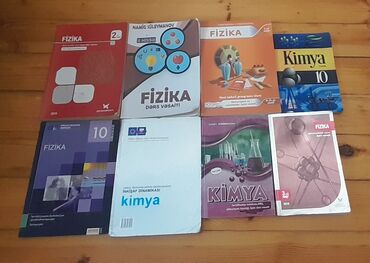 Fizika ve Kimyaya aid olan Faydali kitablardir.Munasib qiymete
