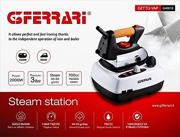 par utu: Dərzi ütüsü İnformasiya G3FERRARI GETTO-VAP G40019 Buxarlı Ütü — 1