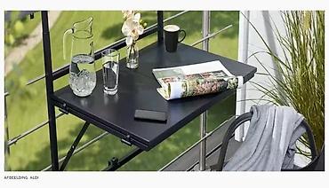 Baštenski nameštaj: Belavi balkon sto sa sušilicom za veš - Multifunkcionalni sklopivi — 1