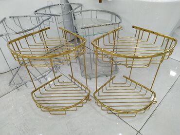 душ кабина: Hamam rəfi, Corner shelf