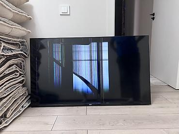Телевизор HEC 50" 4K Smart TV (на запчасти / разбита матрица)  Текст