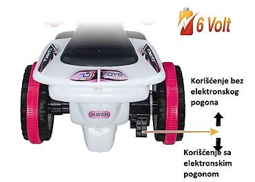 Dečiji električni automobili: Motor Ant 6V – Beli (Šifra proizvoda: 30) Električni dečiji — 9