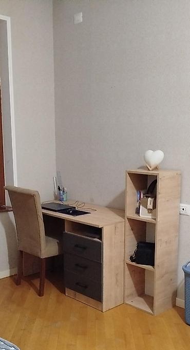 gulcu: Masa dəsti – iş/oxu masası və açıq rəf bloku - Material: ağac — 1