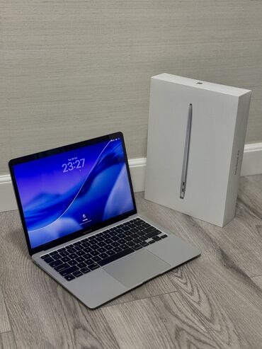 apple notebook цена: Ультрабук, Apple, 8 ГБ ОЭТ, Apple M1, 13.3 ", Колдонулган, Жумуш, окуу үчүн, эс тутум SSD