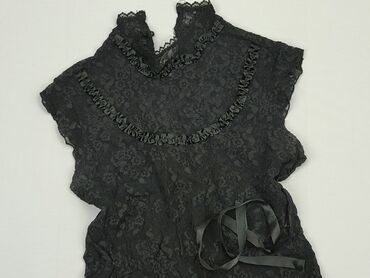 czarne eleganckie bluzki plus size: Блуза жіноча, S, стан - Хороший