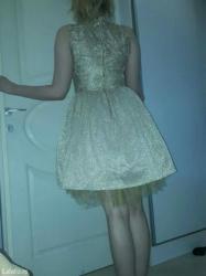 haljine za malu maturu: L (EU 40), bоја - Zlatna, Večernji, maturski