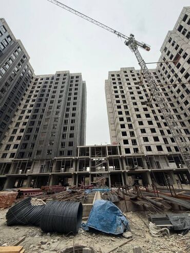 рабочий городок продажа полдома: 3 комнаты, 97 м², Элитка, 3 этаж, ПСО (под самоотделку)