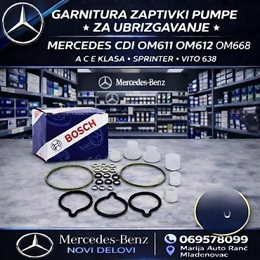 Delovi motora: GUMICE BOS PUMPE MERCEDES A C E KLASA ML SPRINTER VITO SET | gumice — 1