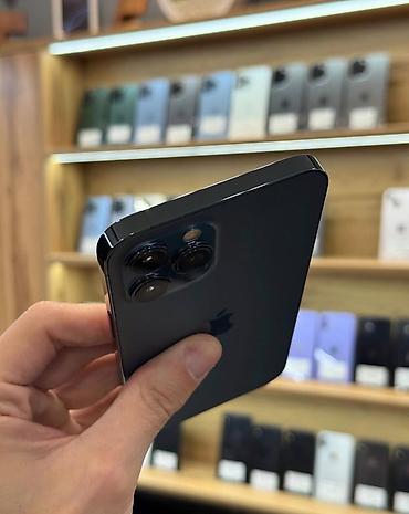 iphone 11 pro gence: IPhone 12 Pro Max, 128 GB, Qara, Zəmanət, Simsiz şarj, Face ID — 4