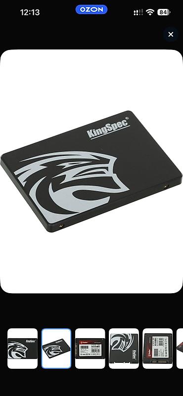 SSD diskləri: Teze bagli qutuda acilmamish SSD satilir, 128 Gb Kingspec dirmali — 2