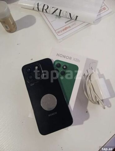 Honor: Honor X8b, 256 GB, rəng - Qara, Sensor, Barmaq izi, Face ID