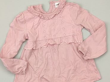 bluzki pudrowy roz: Blouse, So cute, 1.5-2 years, 86-92 cm, condition - Good