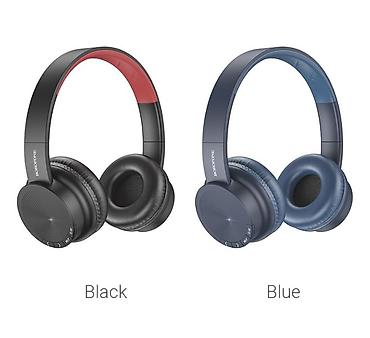 black: Беспроводные накладные наушники, Borofone, Новый — 2