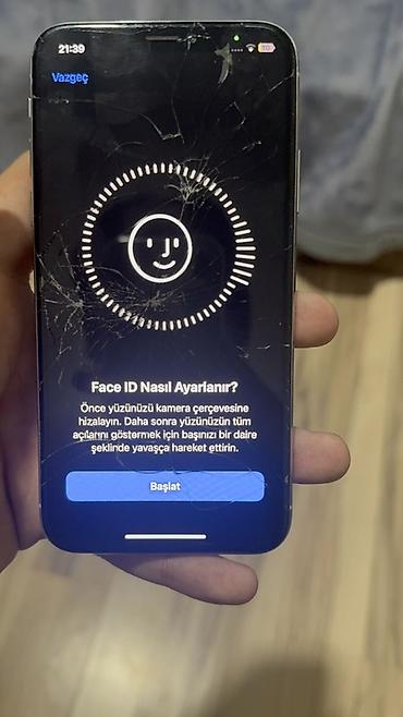 kohnə komputerlərin alışı: IPhone X, 64 GB, Gümüşü, Qırıq — 5