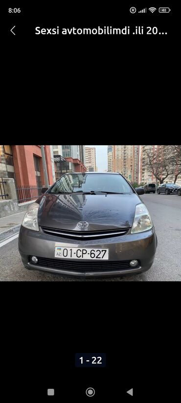 Toyota: Toyota Prius (II nəsil) hibrid hetçbek Texniki xüsusiyyətlər: - — 21