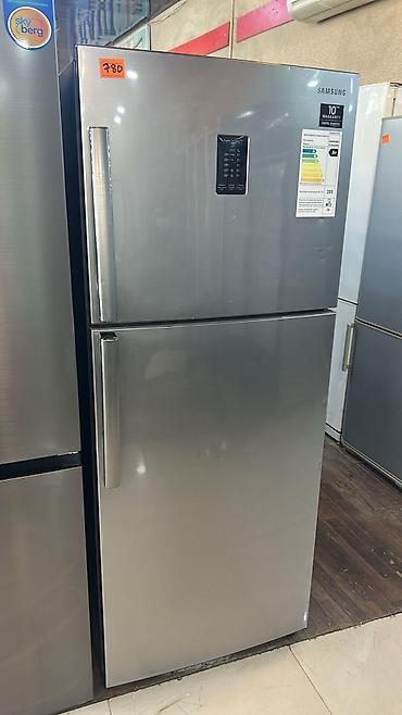 ucuz soyuducular: Samsung iki qapılı soyuducu - Rəng: metalik (inox) - Üst kamera — 2