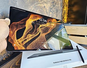 samsung tab s8: Планшет, Samsung, память 256 ГБ, 14" - 15", 4G (LTE), Б/у, Классический цвет - Черный — 1