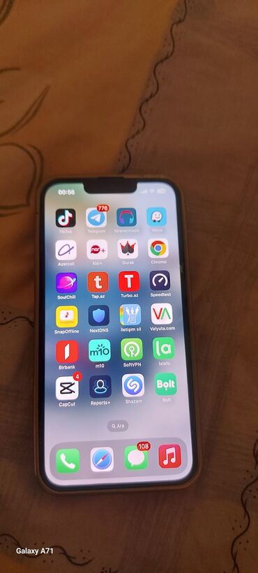 i̇phon x: IPhone 13, 128 GB, Qara, Face ID