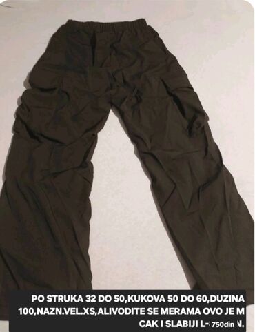 stradivarius kozne pantalone: M (EU 38), Normalan struk, Drugi kroj pantalona