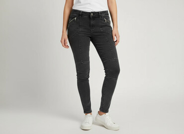 spodnie motocyklowe jeans damskie: Jeansy damskie, rozmiar S