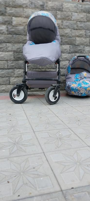 araba: Uşaq arabası və beşik-liulya seti - Tip: 2-si 1-də uşaq arabası — 2